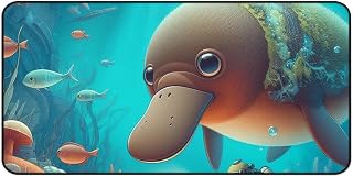 Platypus Designing Eco-Friendly Underwater Habitats Desk Mat - Made in The USA