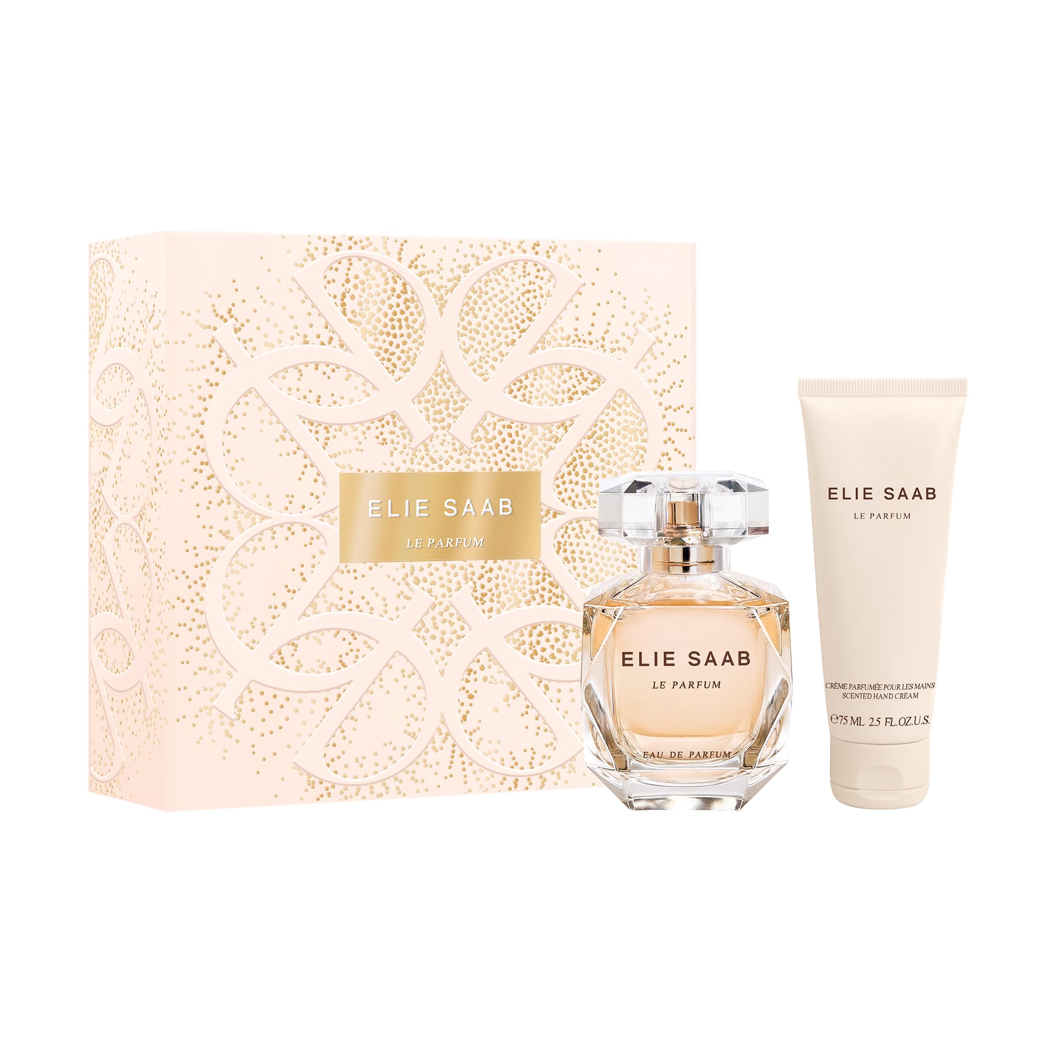 Elie Saab Le Parfum Spring Gift Set for Women | Eau de Parfum 50ml + Hand Cream 75ml | Floral Musky Perfume Set | Mandarin, Orange Blossom, Jasmine, Gardenia & Cedarwood | Long Lasting Designer Ladies Fragrance | Luxury Gift Pack for Her-image-6