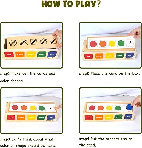 Miniatura 9 de Juguetes Montessori de madera para niños pequeños de 1 a 3 años, 4 en 1, juegos educativos de aprendizaje para recién nacidos con tambor giratorio,