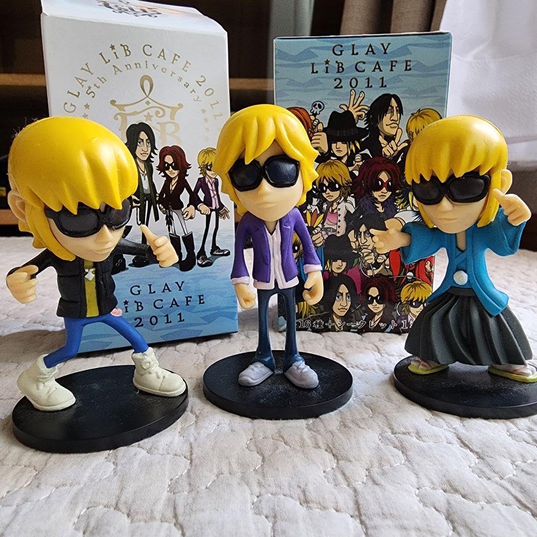 Amazon.co.jp: GLAY JIRO フィギュア 3点セット おまけ : おもちゃ