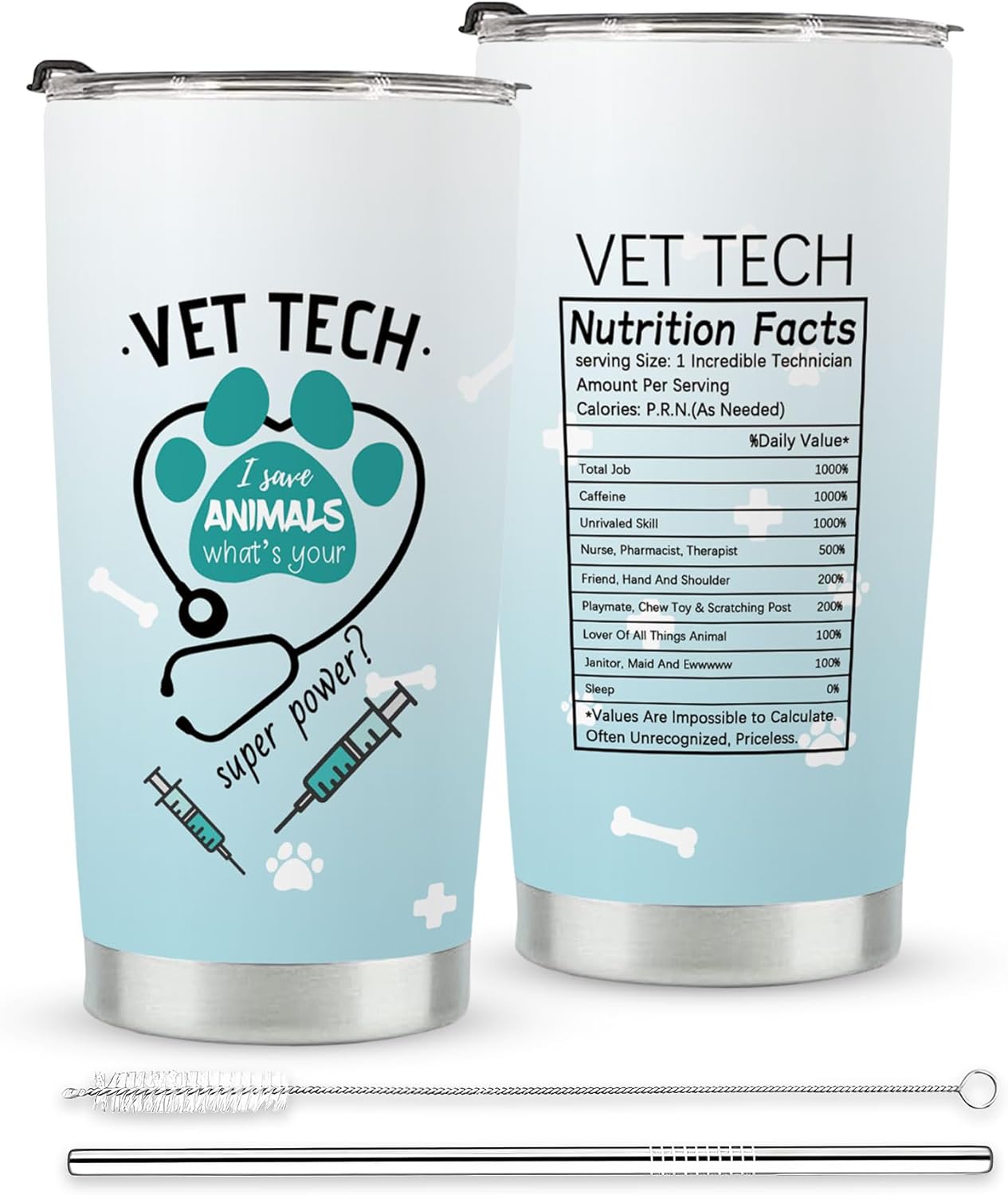 Sxifwumq Vet Tech Gifts Tumbler,gift for veterinarians