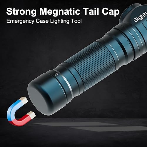 Miniatura 7 de Linterna frontal recargable  1500 lúmenes en ángulo recto diadema LED, linterna impermeable para adultos al aire libre, camping, senderismo, pesca,