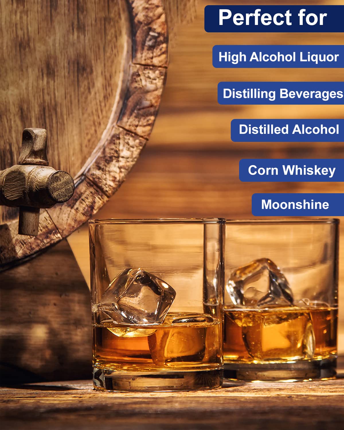 Cimalab Hydrometer Alcohol Meter Test Kit, Hydrometer Alcohol 0200