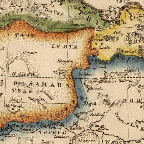 Miniatura 3 de Elegant Africa by Tanner circa 1822 - Póster artístico para decoración de pared, 18 x 24 pulgadas