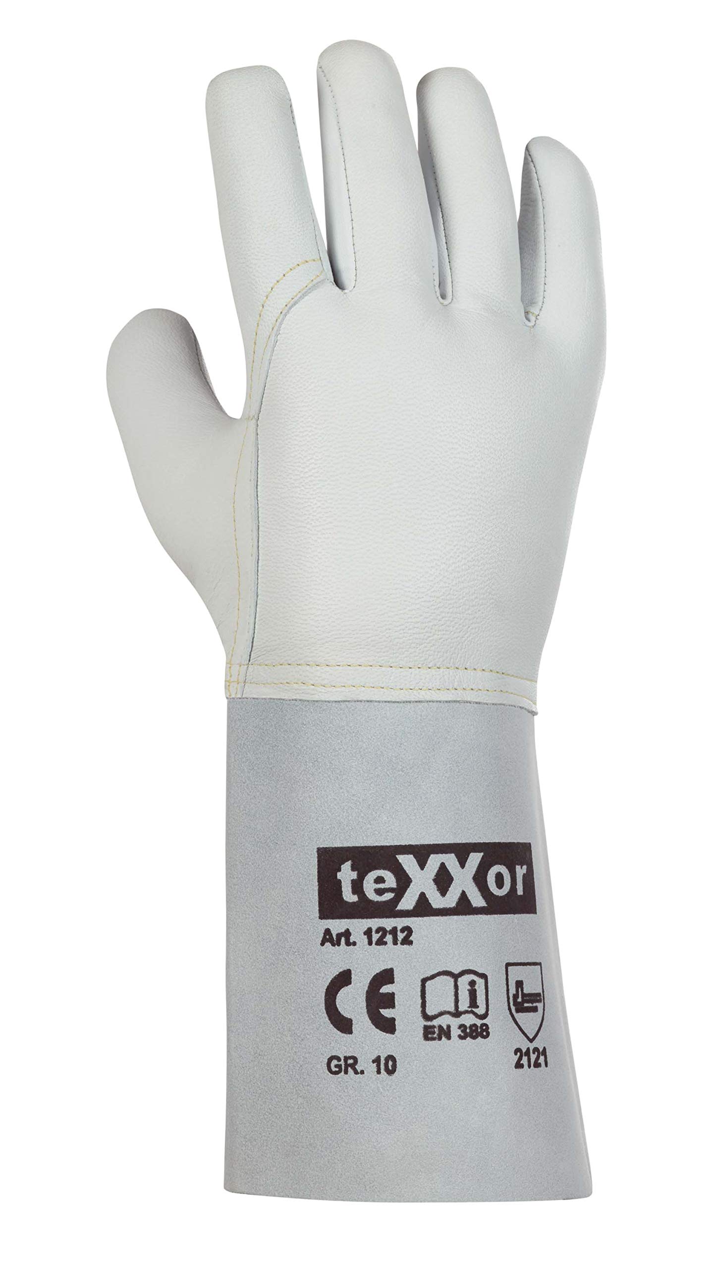 (120 Paar) teXXor Handschuhe Schweißerhandschuhe PITOU 120 x Natur 11