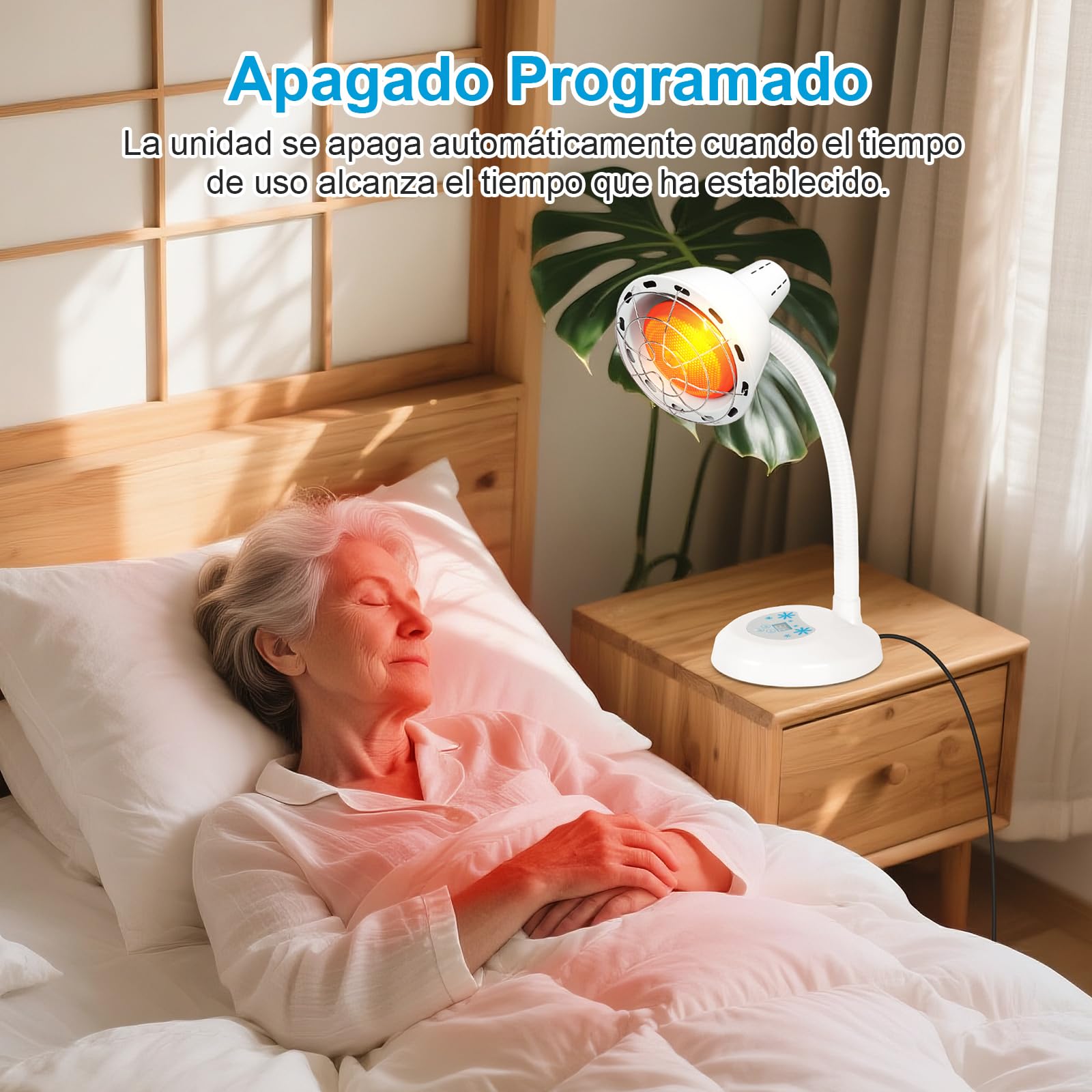 Lámpara Infrarroja 275 W 760-5000 nm Portátil para Hogar