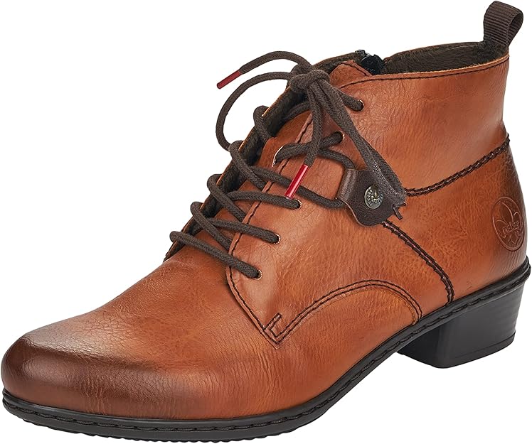 Rieker Damen Stiefeletten M7744 - Klassische Stiefeletten Mit Reißverschluss, 4cm Absatz