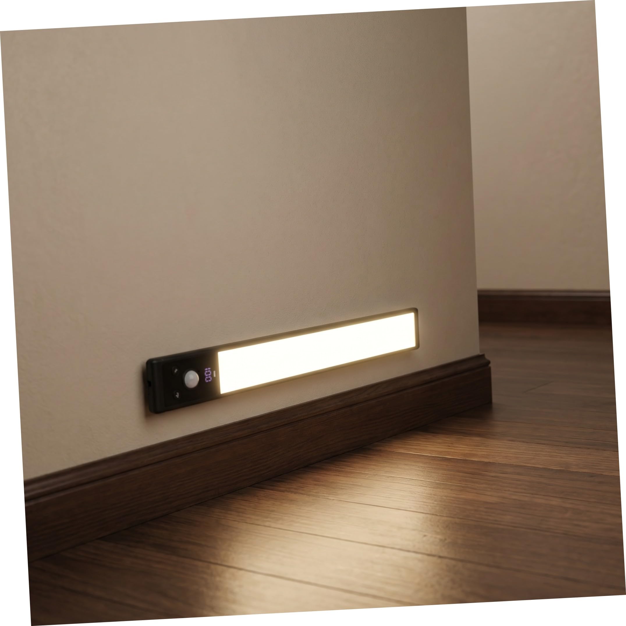 Operitacx 4 Piezas Luces LED Bajo Gabinete con Sensor de Movimiento Pack de Iluminación Automática y Recargable para Cocina Duración y Alta Brillo Fáciles de Usar