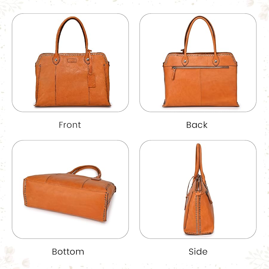 Amazon.com: OLD TREND Soul Stud Satchel Bag | Made with Genuine