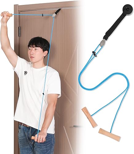 Miniatura 9 de Shoulder Pulley Over Door Rehab Exerciser, for Physical Therapy, Exercise Equipment, Aids in Recovery, Improve and Strengthen Mobility
