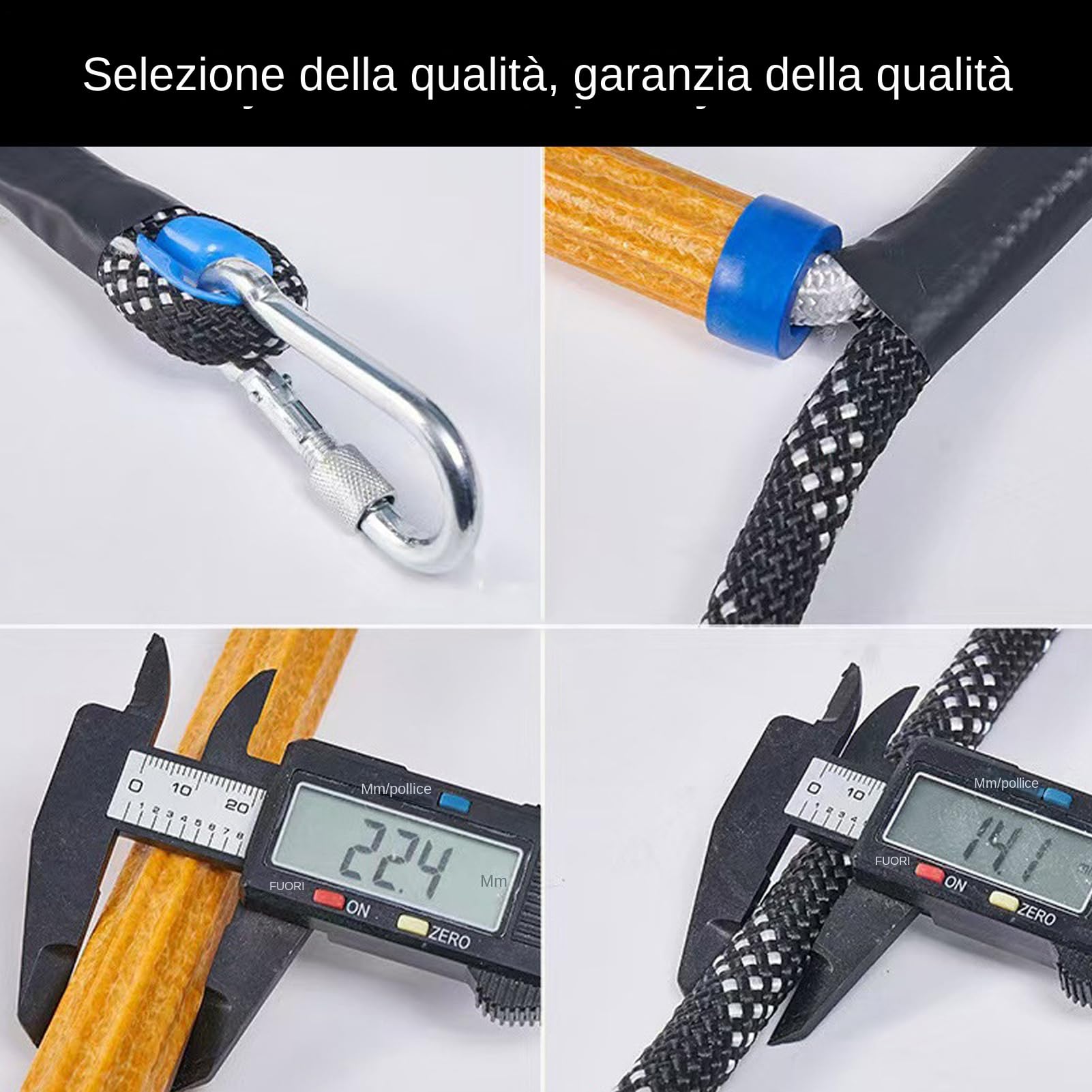 a Corda per Barche - Scaletta Pieghevole per Salita Agevole - Sicurezza Imbarco Accesso a Piscina Lago Kayak Zattera Nuoto