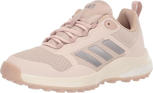 adidas Women's Zoysia Spikeless Golf Shoes, Wonder Taupe/Taupe Metallic/Wonder Q