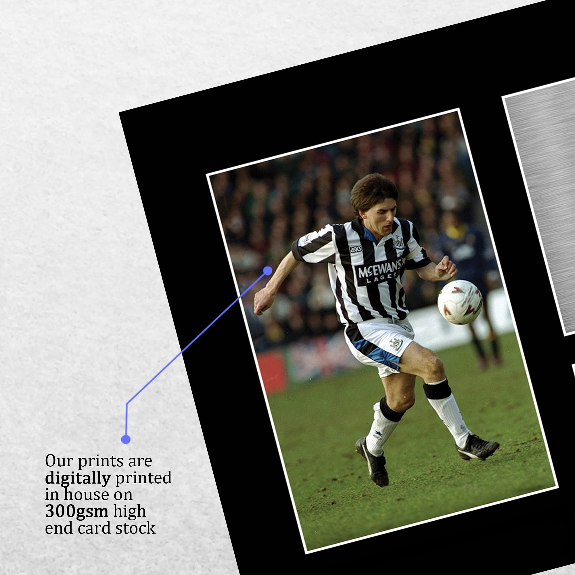 HWC Trading A4 Peter Beardsley Magpies Gifts Printed Signed Autograph Picture for Fans and Supporters - A4 - Image 4