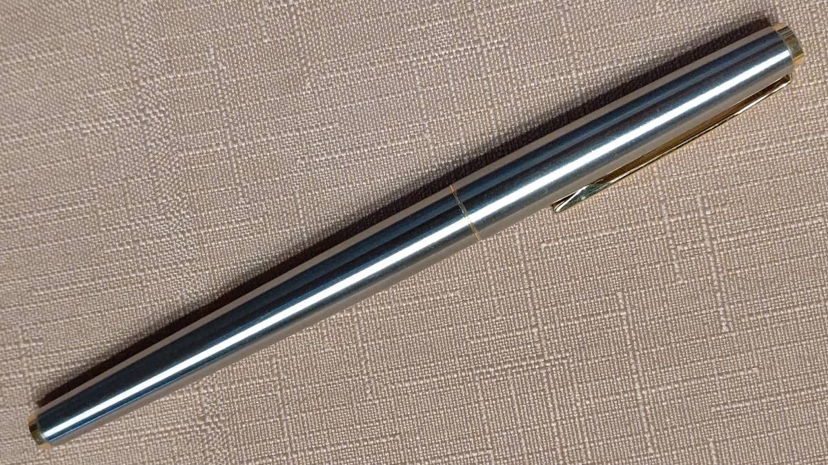 パイロット ミュー 万年筆 H674 F 細 ステンレス製 ビンテージ U116