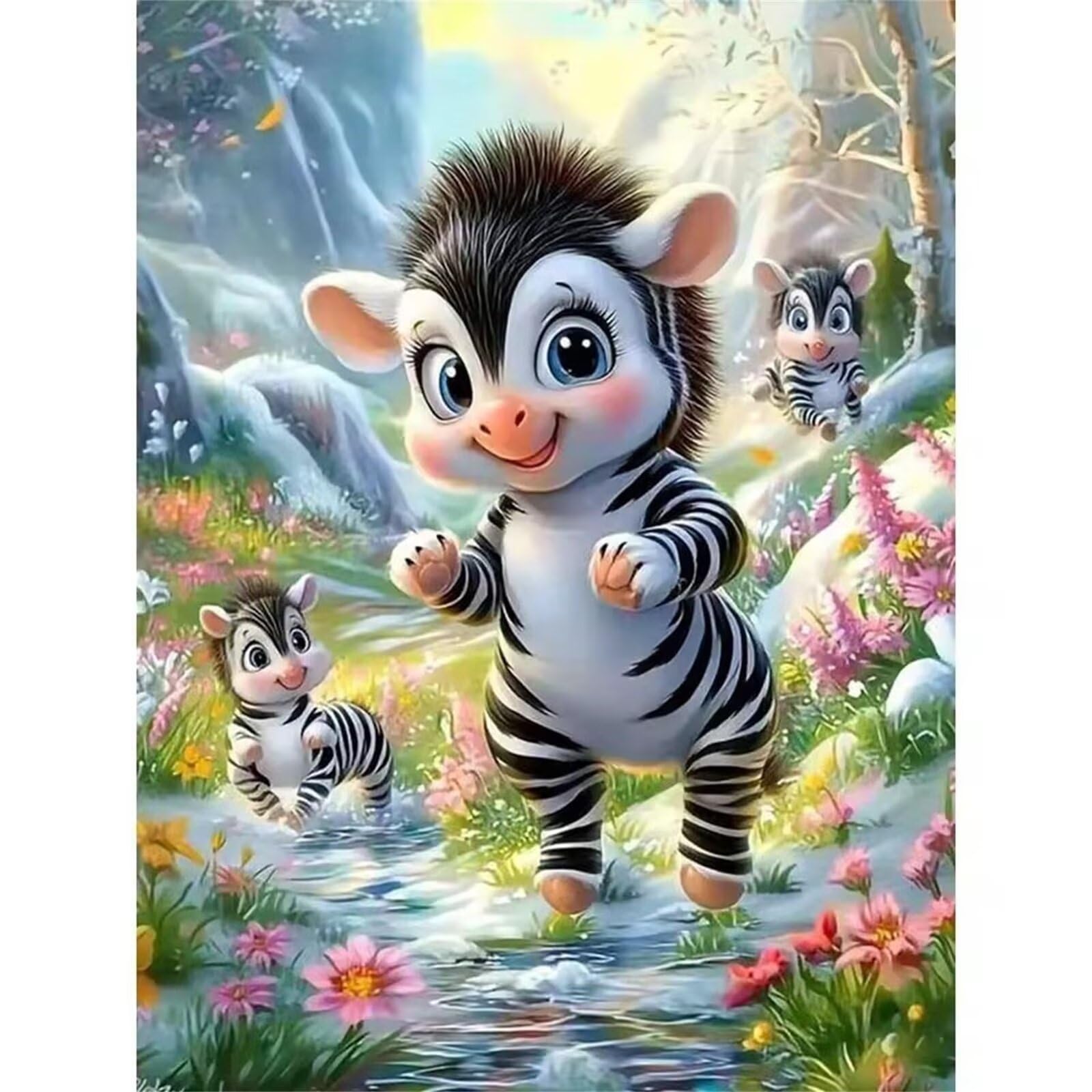 Puzzle 1000 elementów, puzzle z kreskówki zebry dla dorosłych, 75 x 50 cm, puzzle edukacyjne, wyzwania, zabawka, 1000 elementów, puzzle dla dorosłych i dzieci