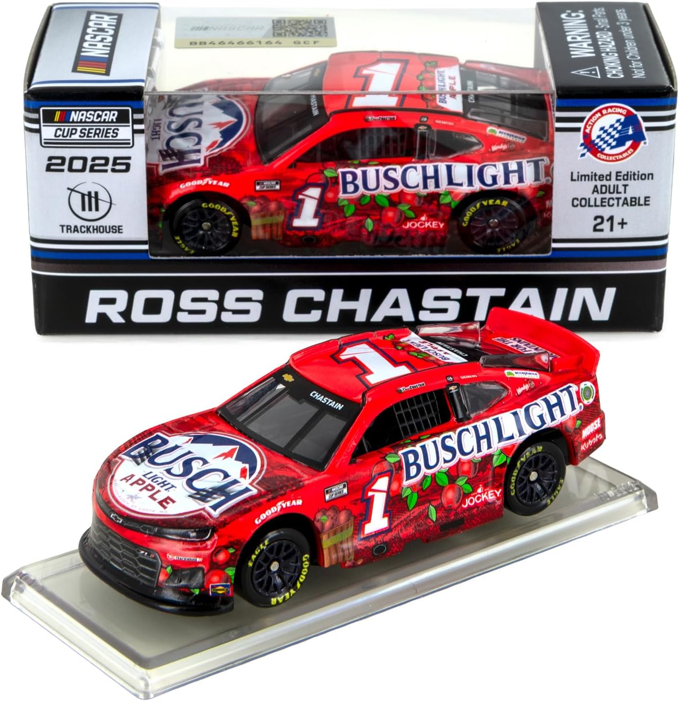 Ross Chastain 2025 BL Apple Standard ARC Diecast Car 1:64 Scale