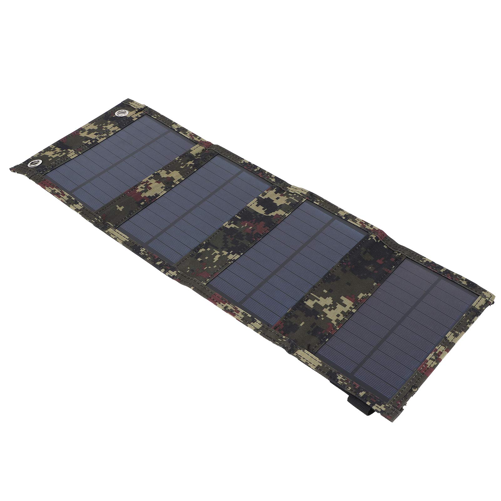 Cargador solar plegable de 20W para camping y rutas de senderismo 7