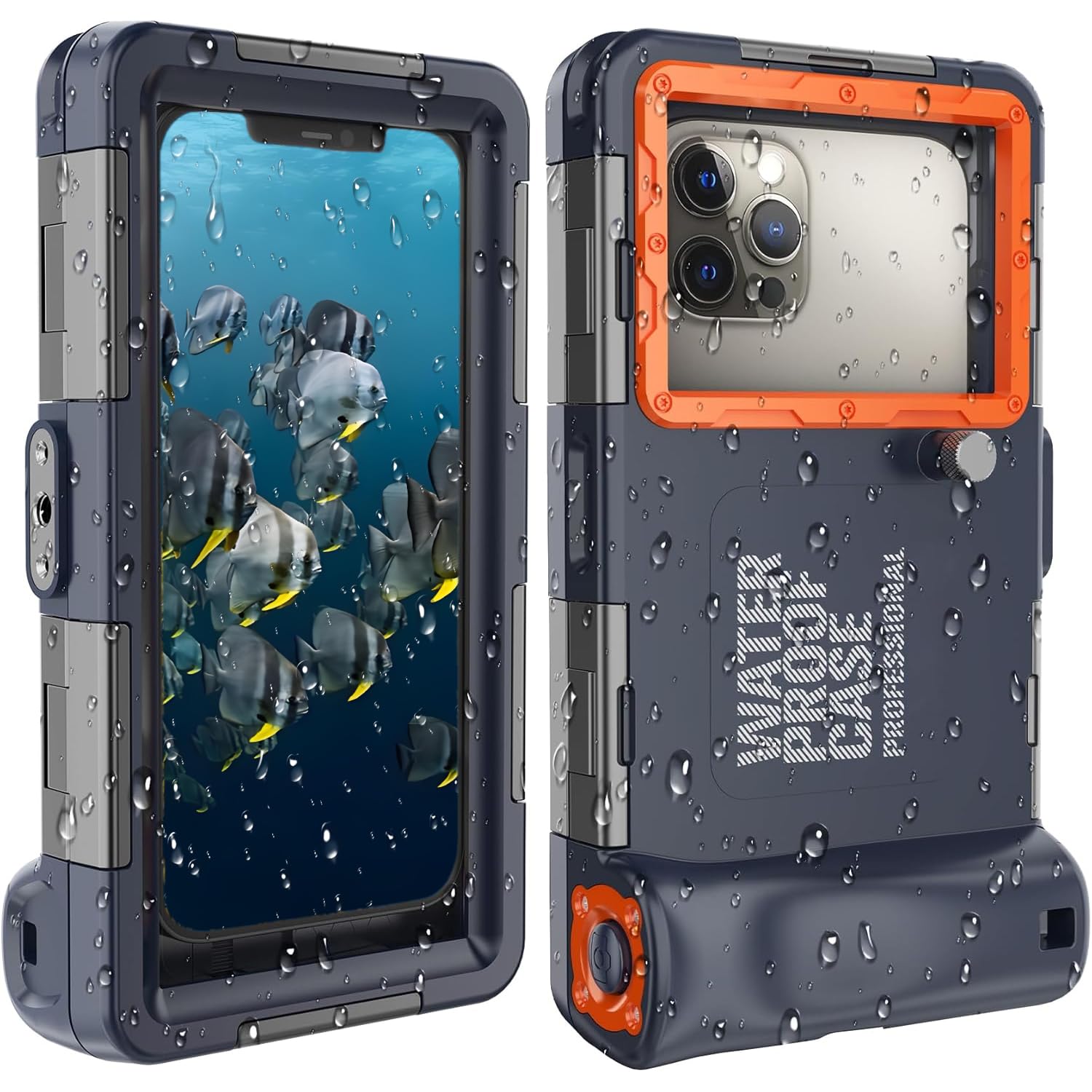 GYEFECVD 𝟐𝟎𝟐5 Underwater Snorkeling Diving Phone Case for Phone 16/15/14/13/12/11 Pro Max/XR/XS/X Galaxy S8/S9/S10.[50ft/15m] Professional Scuba
