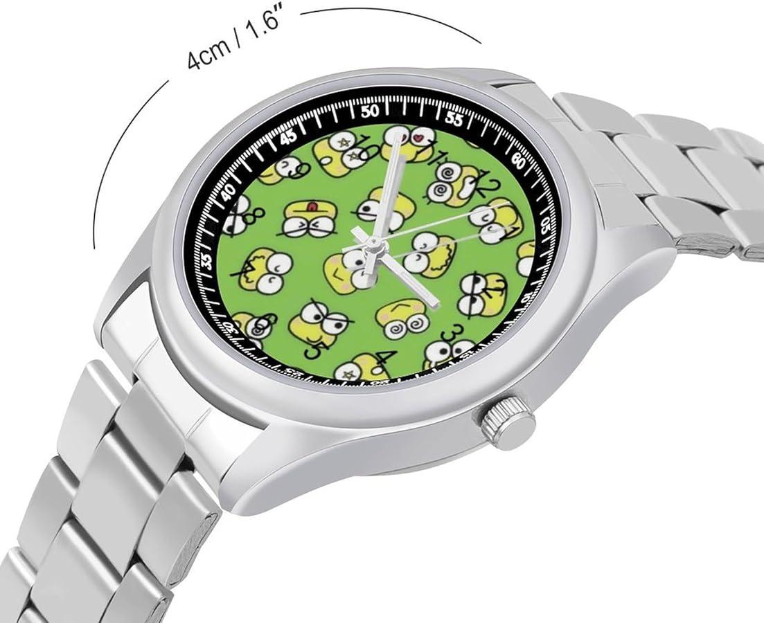けろけろけろっぴ腕時計　(必ず商品の説明を読み購入お願い致します) Amazon | けろけろけろっぴ 腕時計 うで時計 スチールストラップ