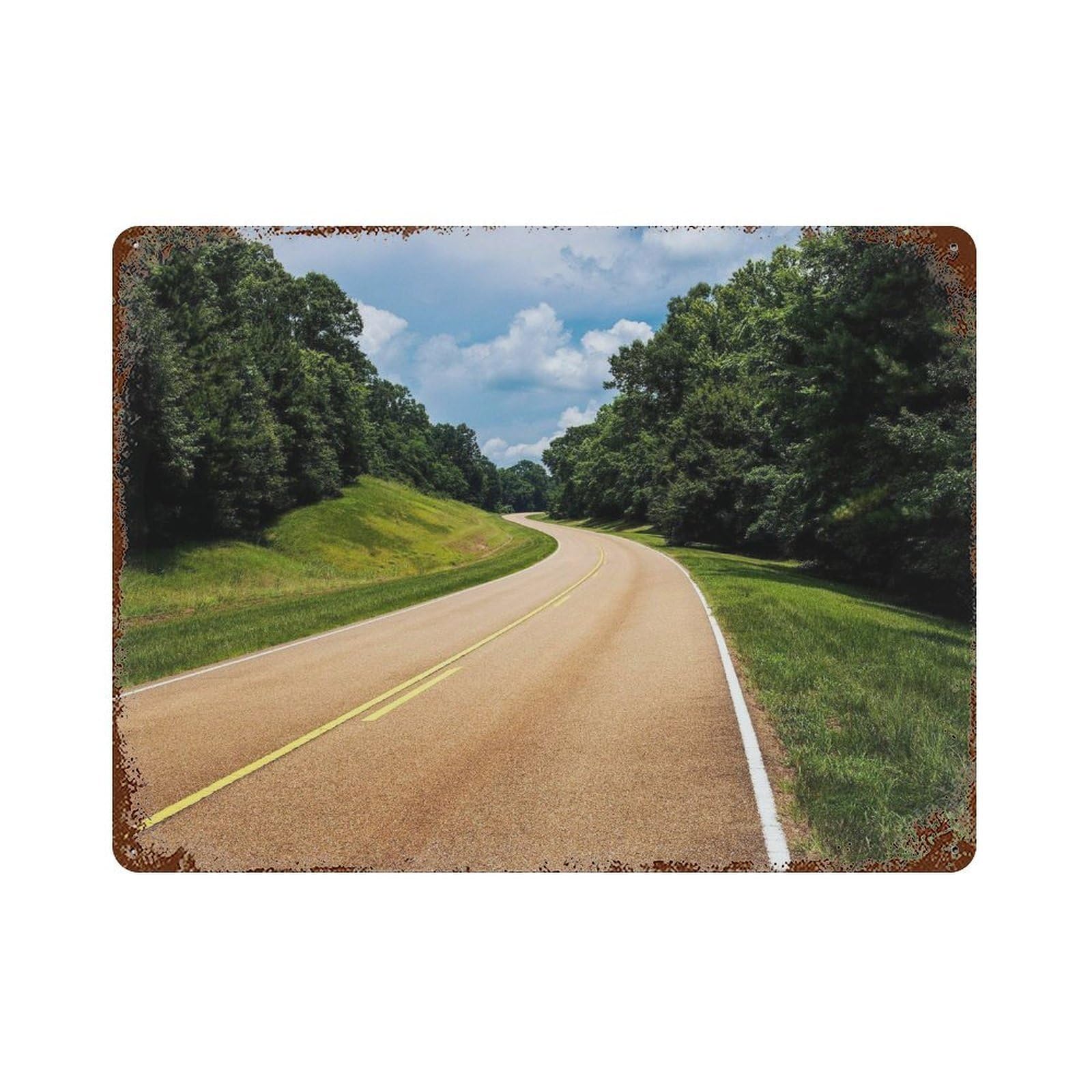 xiaoxiaoshen Real Photo Mississippi Decor Wall Decor Art Metal Tin Poster Modern Home Decor Art Home Bar Shop Decorations Vintage Sign 30x40cm
