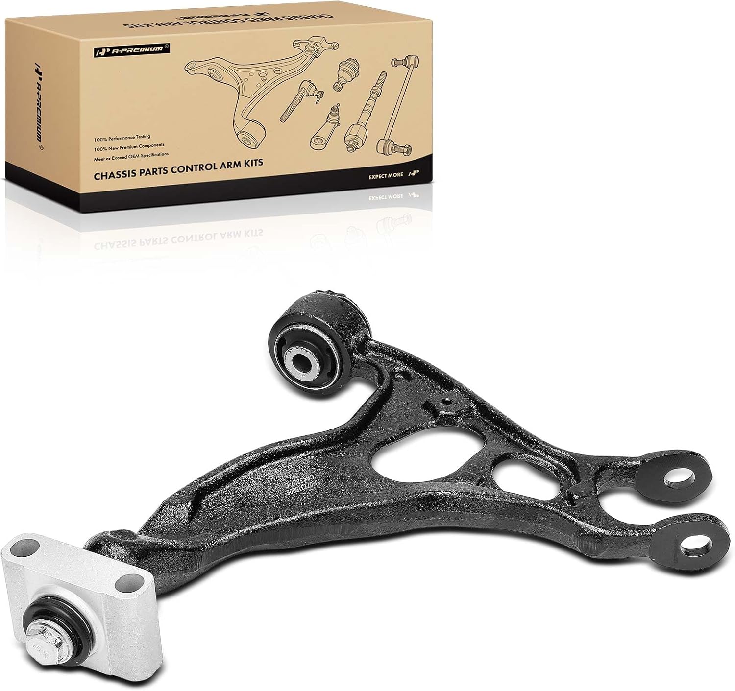 A-Premium Rear Left Upper Control Arm with Bushing Compatible with Ford Explorer, Taurus, Flex, Police Interceptor Sedan, Police Interceptor Utility, Special Service Police Sedan & Lincoln MKS, MKT