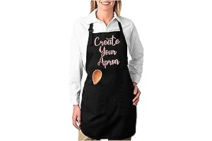 Black & White Option Personalized Kitchen Chef Apron