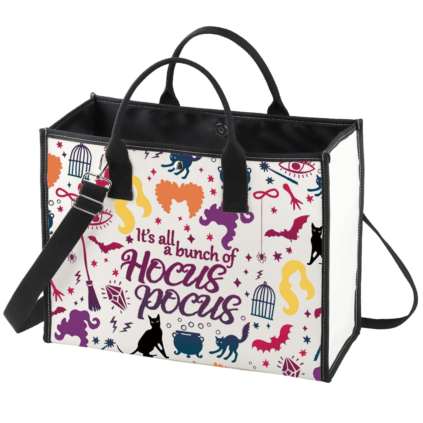WZMPA Sanderson Sister Cosmetic Bag Winifred & Sarah & Mary Witch Fans Gifts It's All A Bunch Of Zipper Bag Sanderson Sister Merch