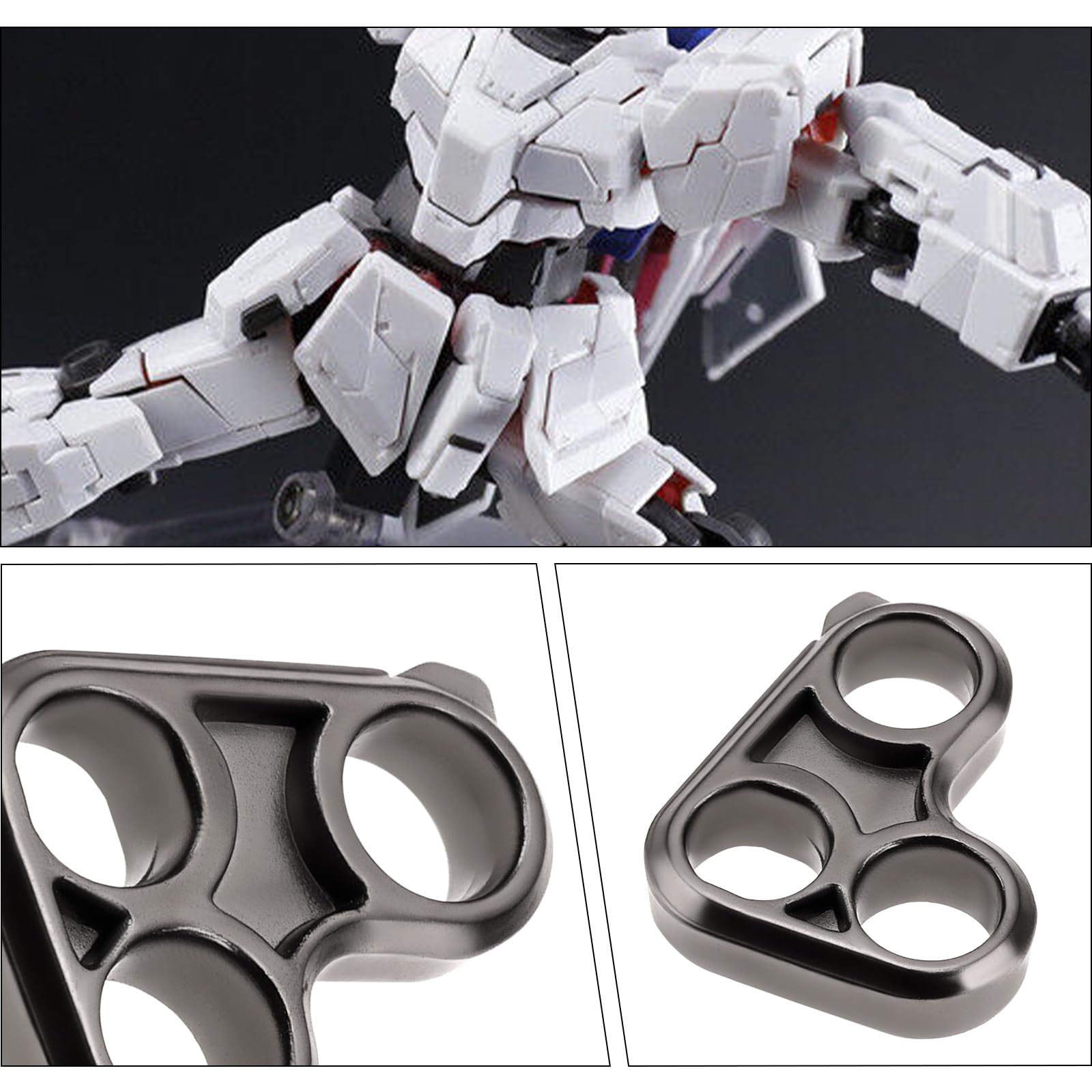 Lot De 2 Pièces Métalliques G35 Full Armor Pour RG 1/144 Banshee Unicorn – Remplacement Argenté