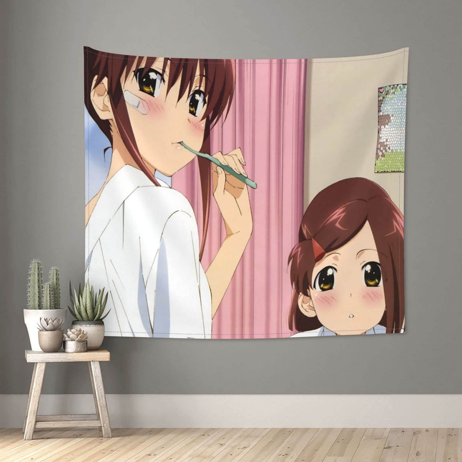Amazon.co.jp: キスシス Kiss×sis タペストリー アニメ、リビング 