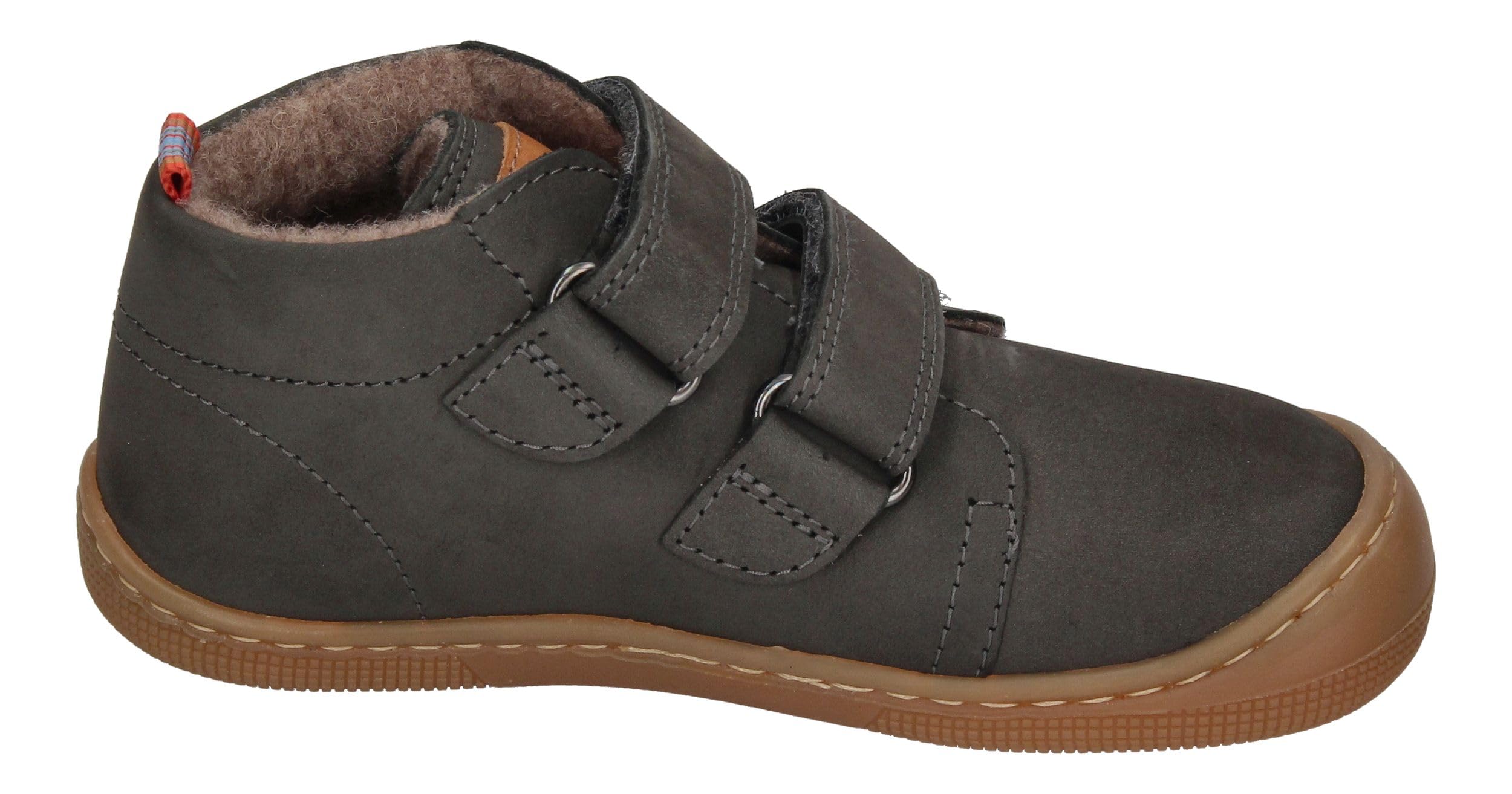 KOEL Lauflernschuh Barfußschuhe Don Hydro Leder wasserabweisend Grau, Schuhgröße:EUR 28