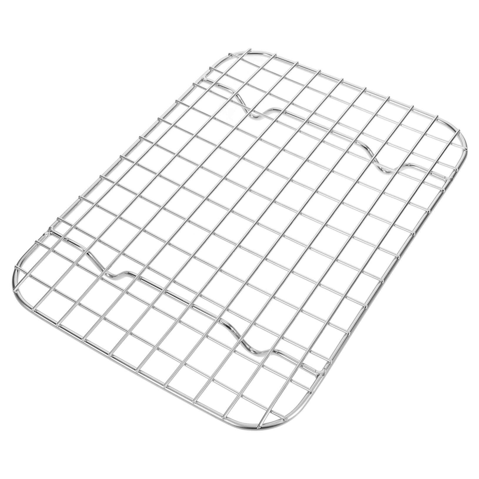 SOLUSTRE Stainless Steel Baking Rack Grid Grilling Rack for Cooling Drying and Bbq Dishwasher Design for Easy Cleanup and Use