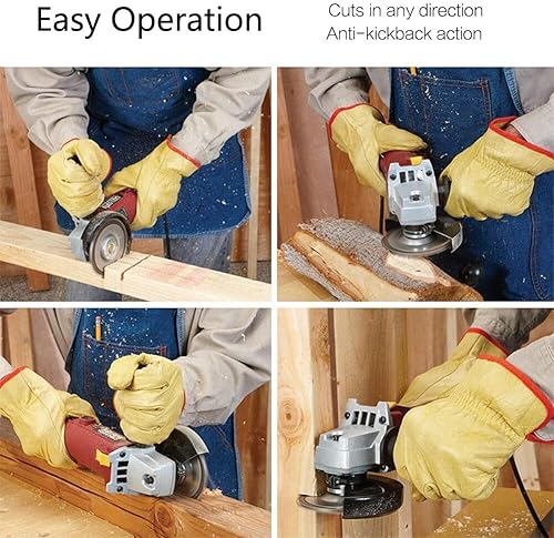 Miniatura 5 de Disco de motosierraremovedor de toconesamoladora de toconesdisco de tallado de madera para amoladora angular de 5 pulgadas, eje de 78 pulgadas,