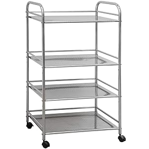 Eyepower Acero Inoxidable Cocina Carro Pisos Camarera baño de Carrito