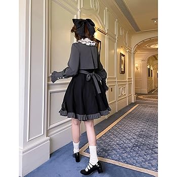 初売り　大特価　早い物勝ち　リンジィ　ワンピース　卒服　美品　女の子　150 Amazon.co.jp: [YAISHN] メイド服 ゴスロリ 人気 4色展開 鈴付き