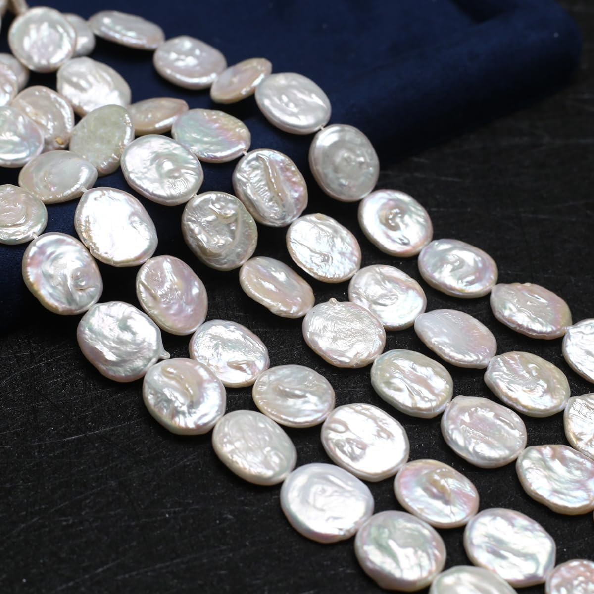 QSLLER Irregular Natural Freshwater Cultured Pearl Beads Baroque Pearl Beads for Jewelry Making Neckalce Craft DIY