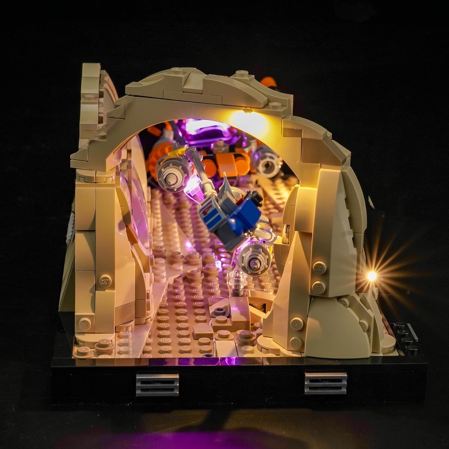 LED Light Kit for Lego 75380 Mos ESPA Podrace Diorama, Light Kit ONLY, Lego Model NOT Included