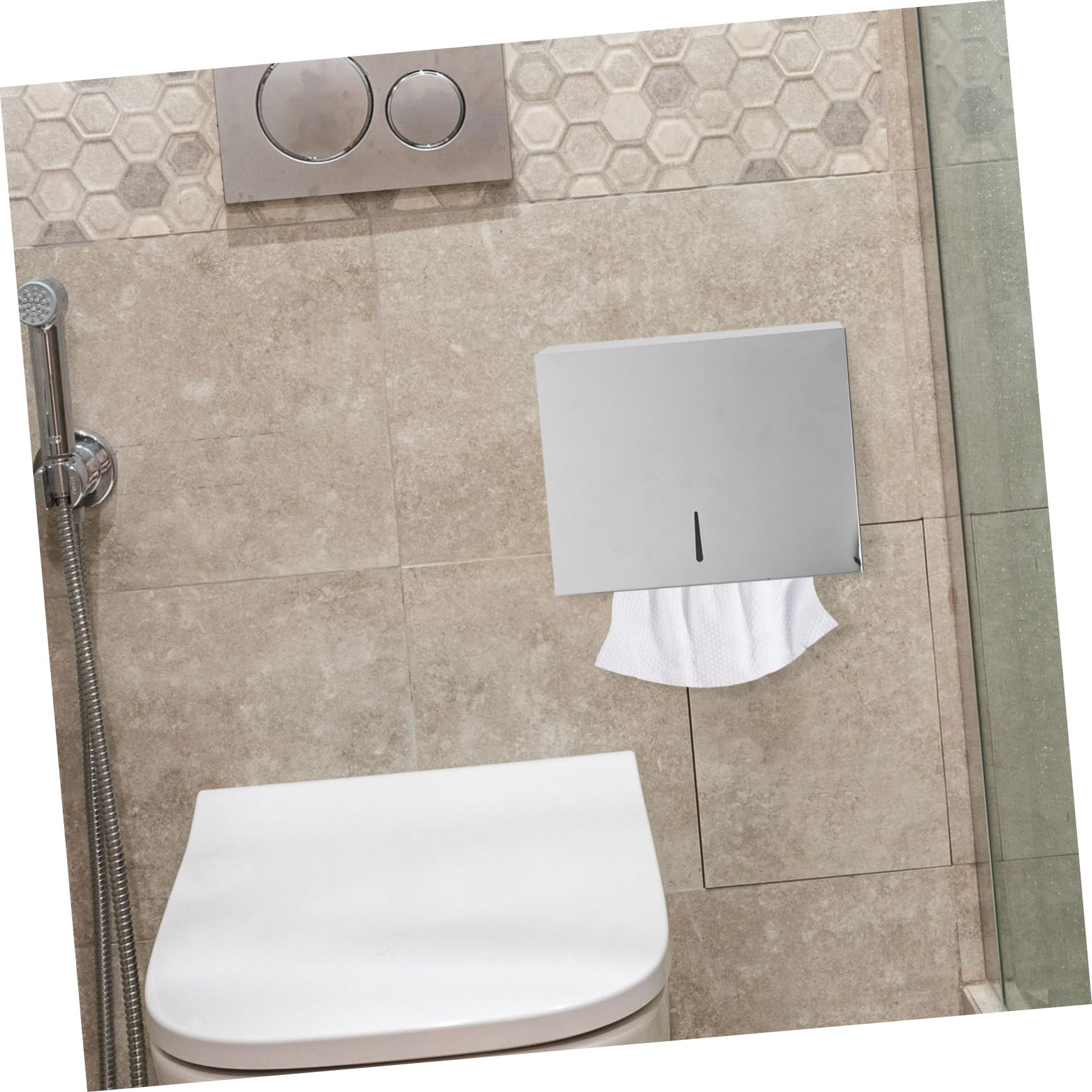 BESTYASH Dispenser Asciugamani Acciaio Inossidabile e Resistente per Pubblici e Commerciali Design per Maggiore Comfort