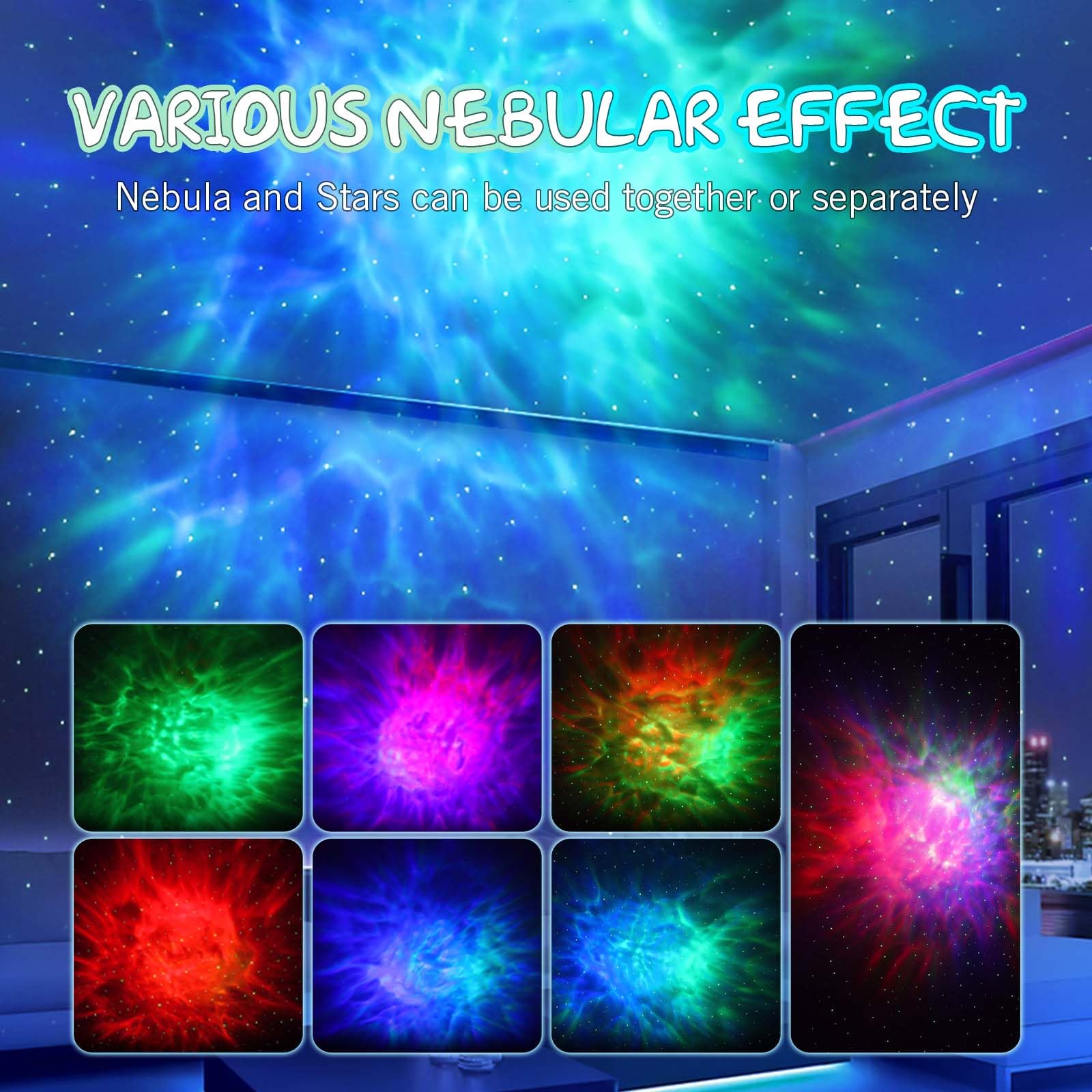 Veetop Astronauta Proiettore, Galaxy Proiettore di stelle e nebulosa, Proiettore Cielo Stella Regolabile, Timer e Telecomando, Rotazione a 360, Regali per Camera Bambini e Adulti