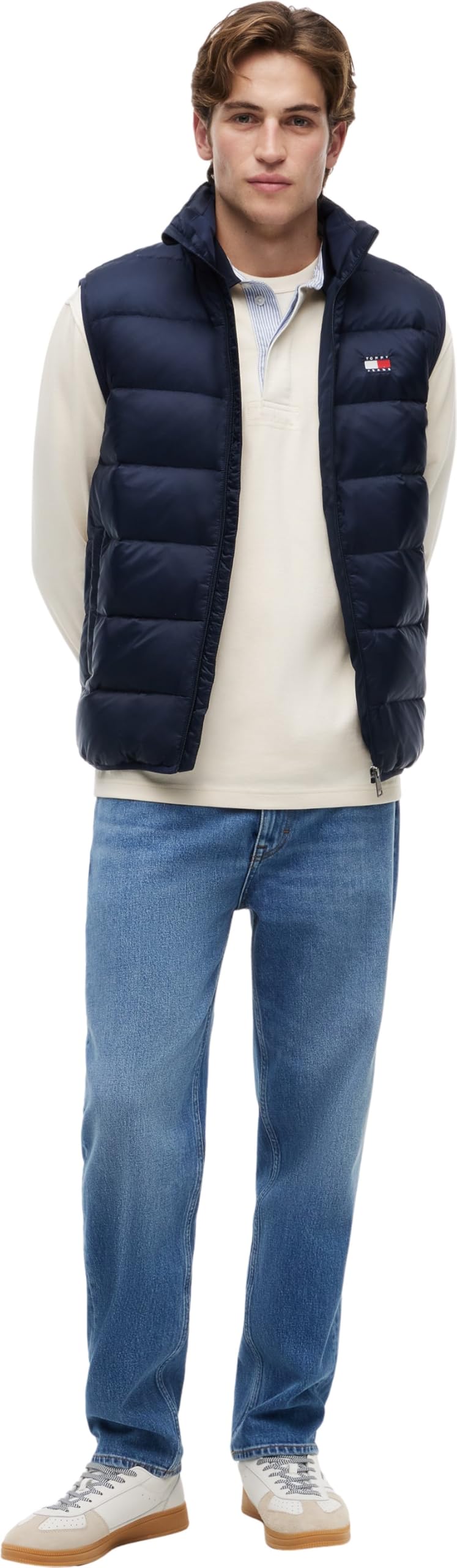 Tommy Jeans Tjm Light Down Vest Ext Dm0dm23232 Gilet Uomo (Pacco da 1)