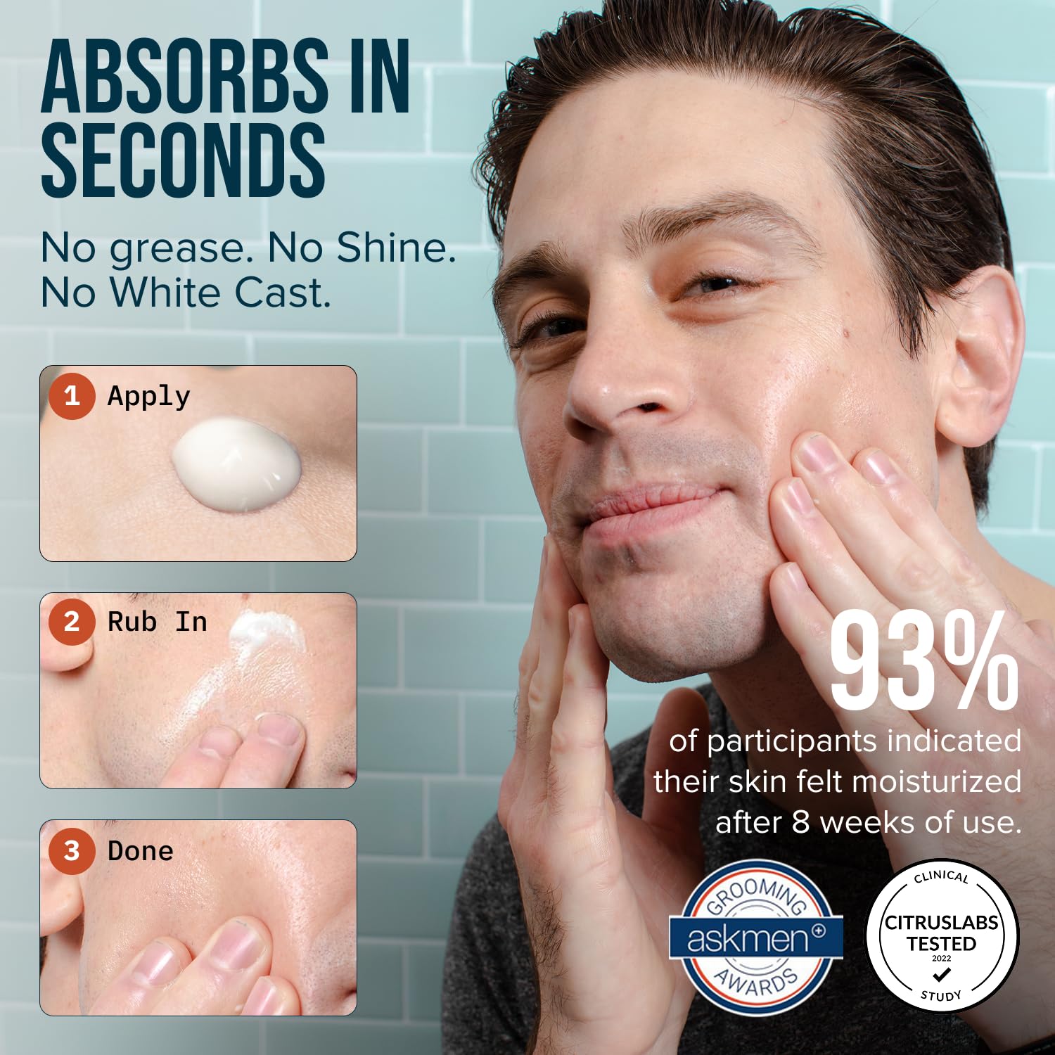 Cardon Men's SPF 30 Korean Facial Moisturizer with Cactus Extract