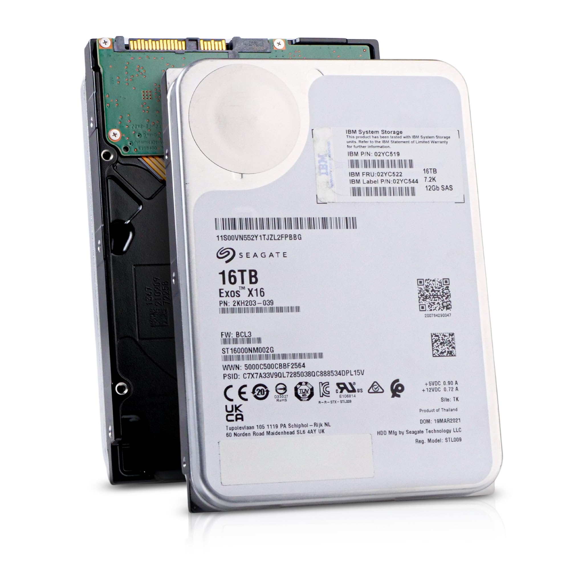 Amazon.com: Seagate/IBM Exos X16 16TB Enterprise Hard Drive HDD 