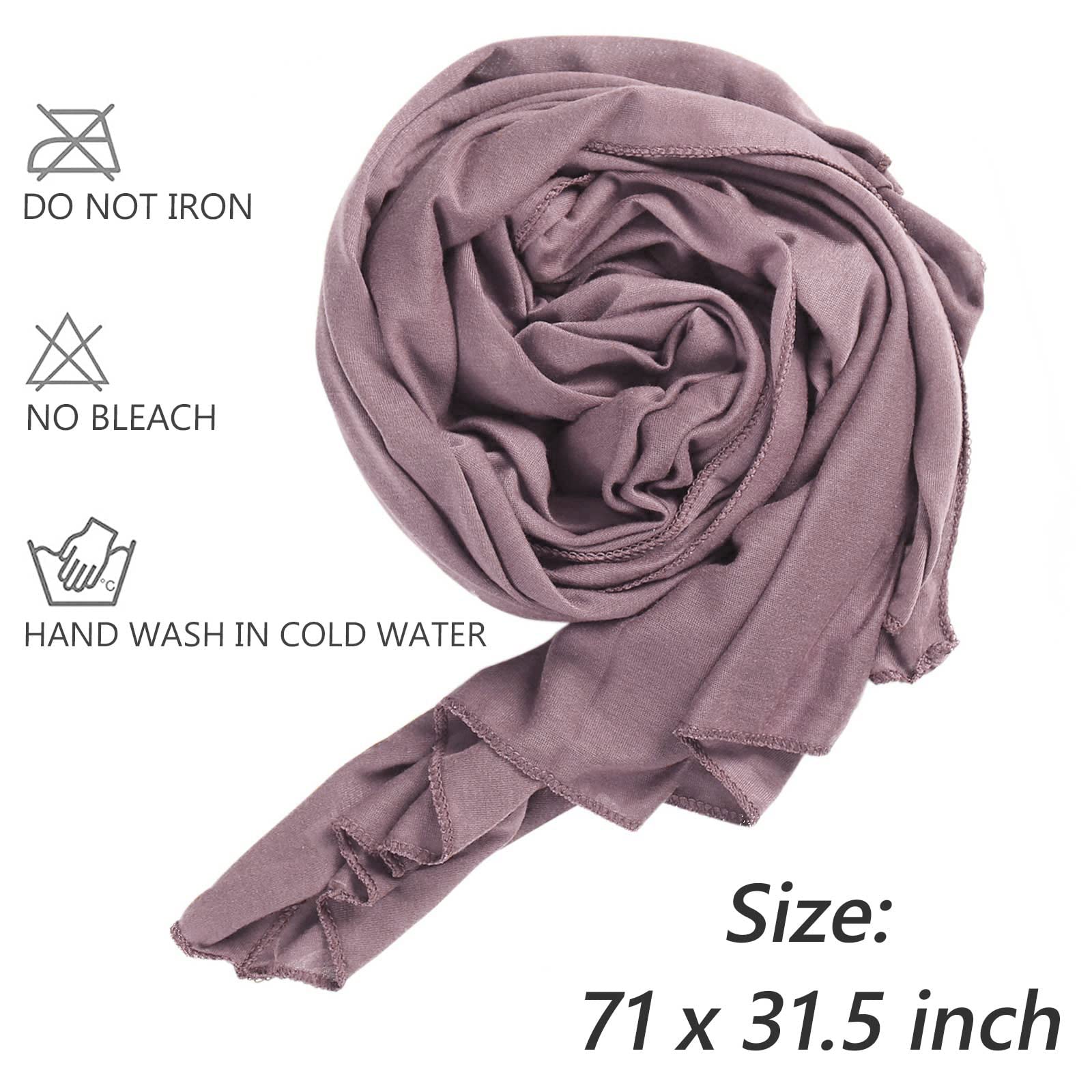 XTREND 4 piezas de turbante elástico para la cabeza, diadema africana para mujer, largo hiyab suave y transpirable (negro, verde militar, polvo de cuero, cúrcuma)