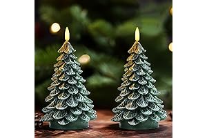 Homemory LED Christmas Tree Electric Candles with 6-Hour Timer