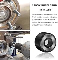 Vista 2 de 22800 Instalador de Pernos de Rueda Herramienta de Pernos de Neumático Repuesto de Pernos de Rueda para la Mayoría de Todas las Ruedas Automotrices