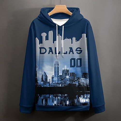 Miniatura 4 de Sudadera personalizada con capucha de fútbol City Night Skyline, sudadera personalizada con nombre, número de fanáticos, para hombres, mujeres y