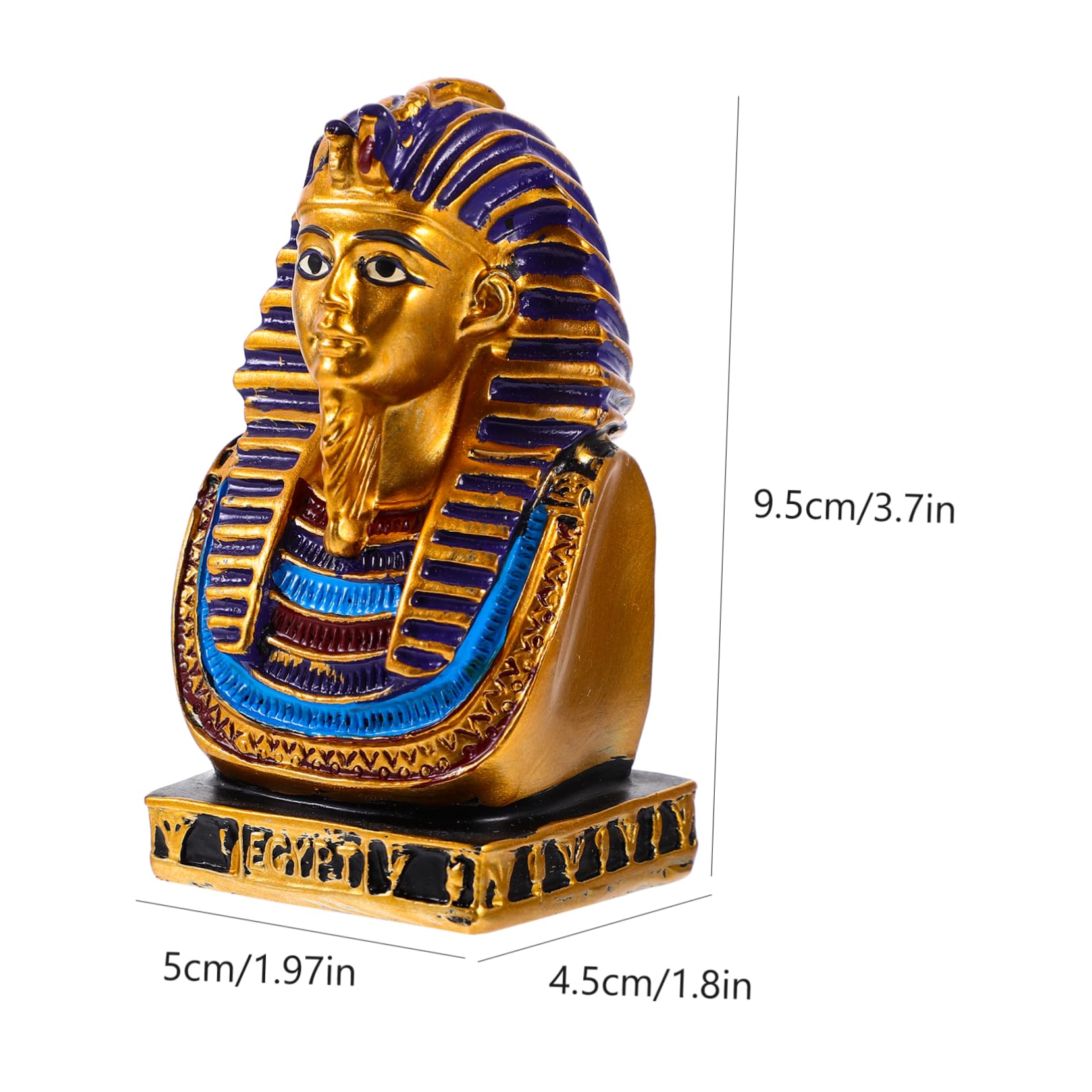 Amazon.co.jp: ibasenice の彫像 ファラオ像 置物 卓上装饰 古代 風