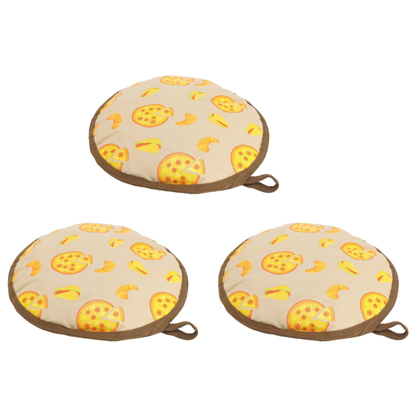 Hndhbfgrt 3Pack 12Inch Tortilla Pancake Warmer Pouch Microwavable Insulated Food Cooler Bag, for Corn Flour Burrito Pancake Warm