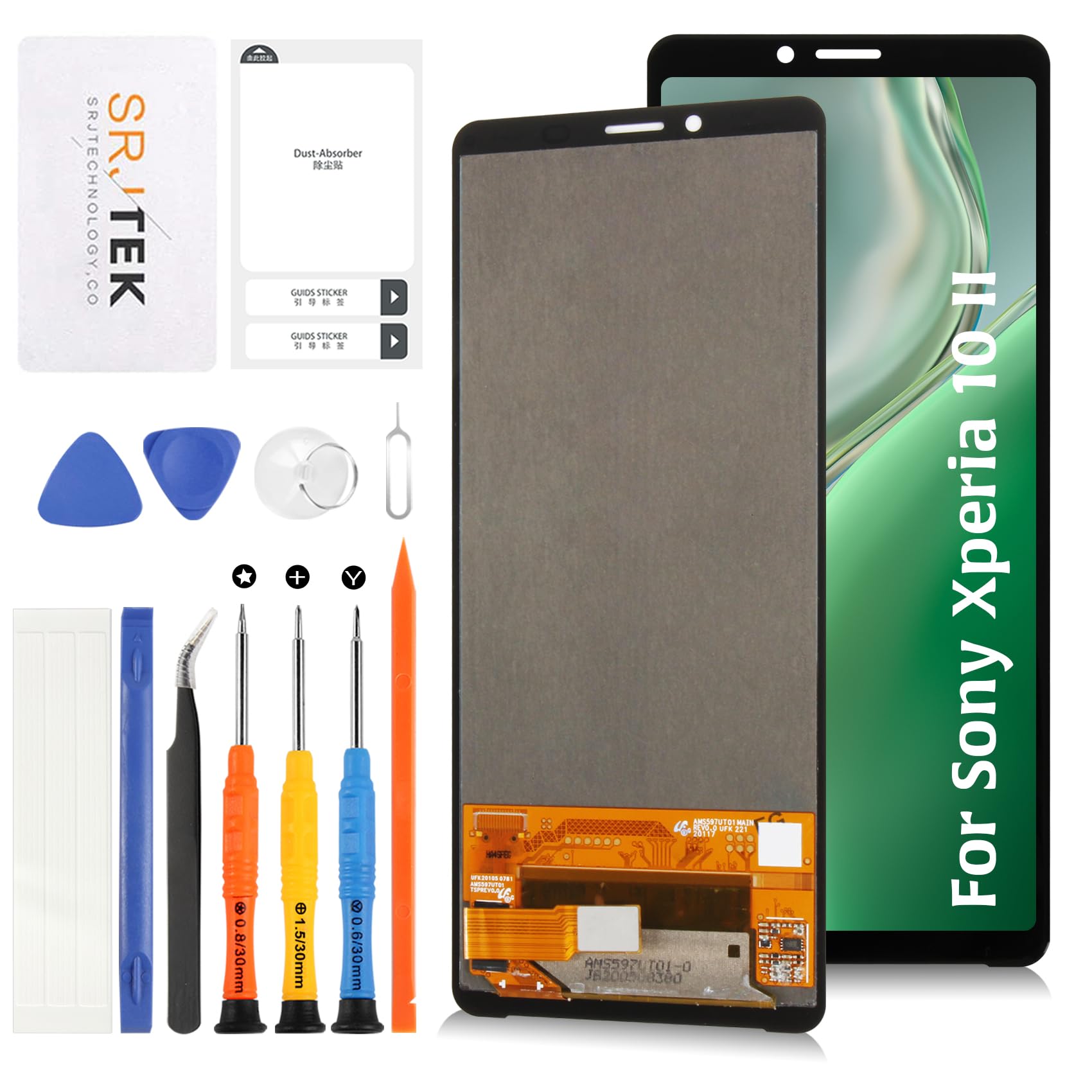 Amazon.co.jp: SRJTEK For Sony Xperia 10 II 液晶パネル オリジナル