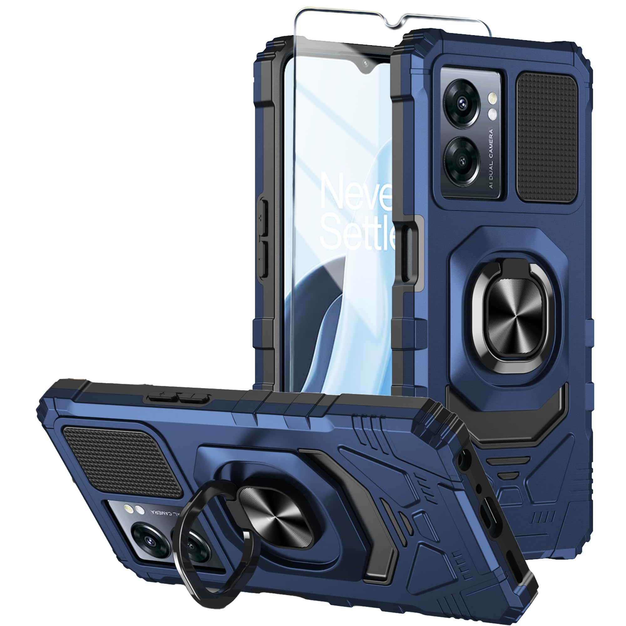 Mocotto for Cricket Magic 2 5G 2024 Phone Case/AT&T Propel 2 5G Case with Tempered Glass Screen Protector,Military Grade Heavy Duty Shockproof