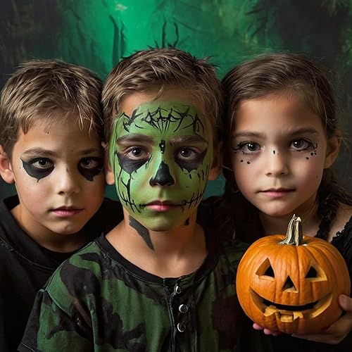 Miniatura 5 de MEICOLY Palo de pintura verde para rostro y cuerpo, relleno de calcetines de Navidad, pintura facial verde para Halloween, maquillaje SFX Witch